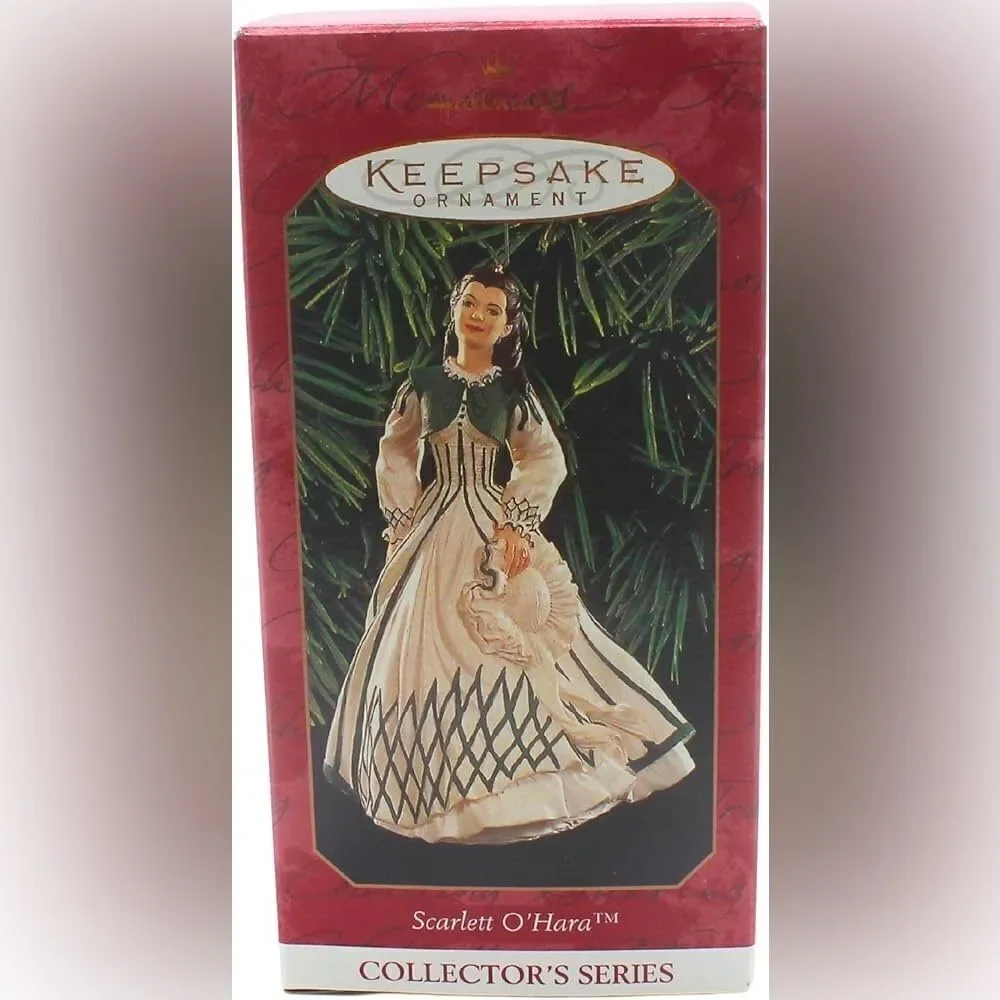 Hallmark Keepsake Scarlett O'Hara 1999 Vintage Christmas ornament NWT